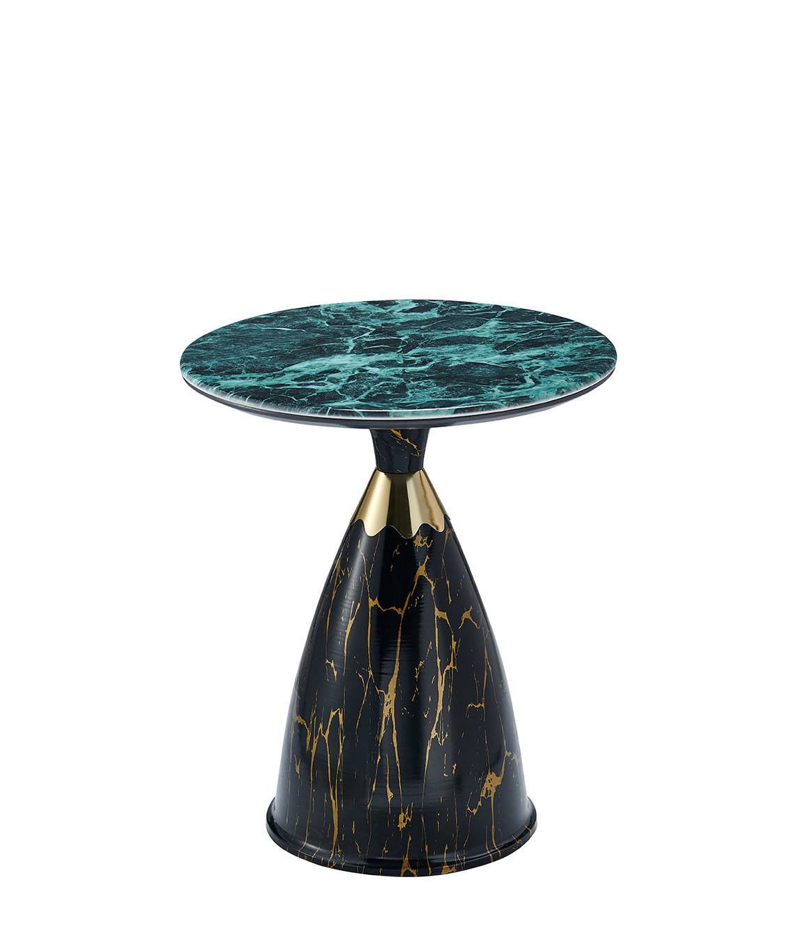 Modern glass center table stainless steel extendable tempered revolving golden coffee table Living room furniture