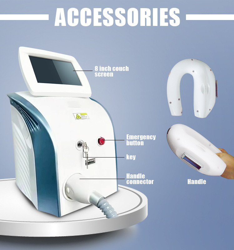690nm 750nm 808nm IPL Hair Removal Skin Rejuvenation