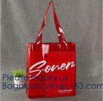 Travel Shopping Shoulder Bags, TPU, PVC, EVA, Soft Handle Women Transparent
