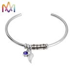 Anti Tarnish Adjustable Cuff Womens SS Family Name Bracelet