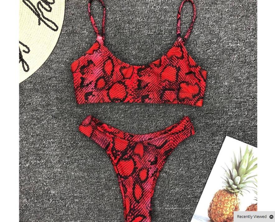 Sexy Leopard Bikinis 2018 Micro Bikini Push up Thong Bikini High Cut Swimsuit Women Mini Suit Women Swimsuit