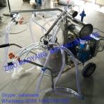 For USA market,Vacuum Pump Typed Single Bucket Mobile Milking Machine, hot sale
