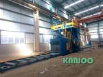 Electricity Steel Structure Shot Blasting Machine Cleaning Speed 0.5-5m/Min