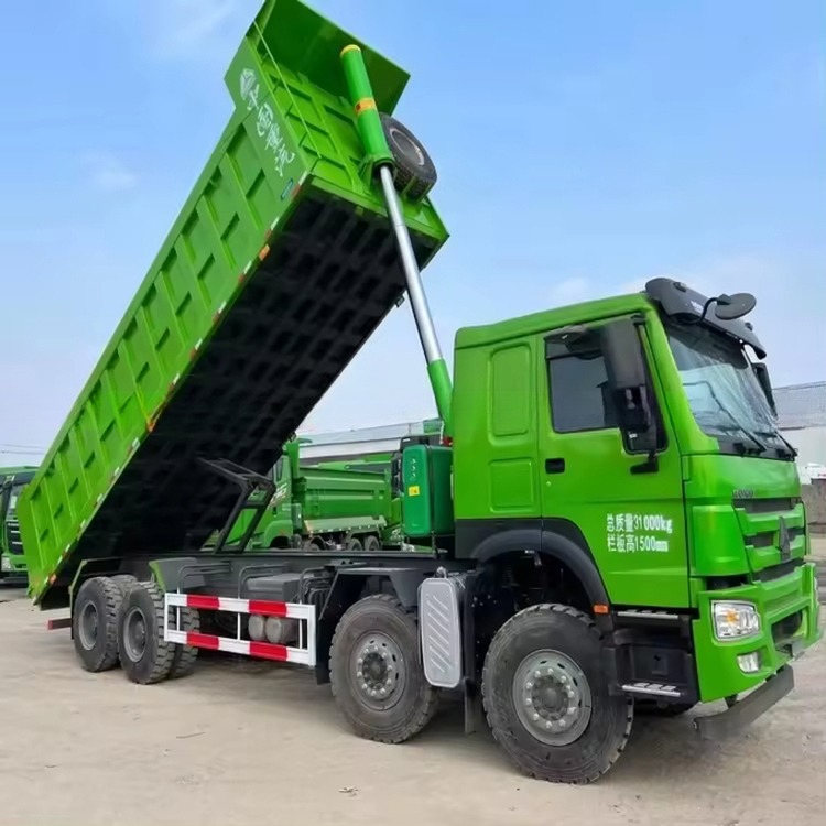 Used Sinotruk Howo Dump Truck 12 Wheeler RHD 40tons Second Hand 6X4 8X4 Right Cab