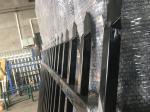 Customized Black Zinc Steel Metal Garrison Fence Panels Maintenance Free