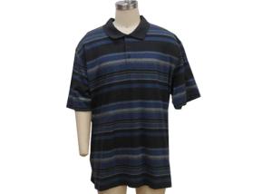 Quality Breathable 100% Cotton Mens Polo T Shirts With Flat Knit Polo Collar OEM Service wholesale