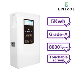 Quality Lifepo4 51.2V 48V 200AH Solar Battery Pack with BMS and Communication Touch Screen wholesale