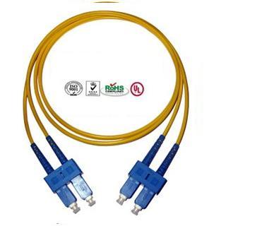 Customized 12 Core SC Fiber Optic Patch Cord Singlemode Full Duplex