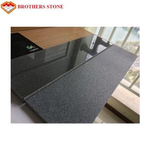 Quality Polished Sesame Black G654 Granite Stone Slabs +/-1mm Thickness Tolerance wholesale