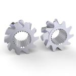 Stainless Steel Toothed Mixing Elements Extruder Components High Durability