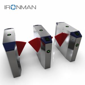 Quality RS485 Dry Contact Railway Turnstile Security Doors Brushless Motor wholesale