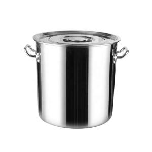 Quality 3pcs Stainless Steel Kitchen Soup Pots Two Handle With Lid wholesale