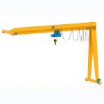 5ton BMH Model electric hoist semi-gantry crane