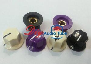 Quality Brass Insert Stereo Knobs For Volume , Electric Guitar Tone Knob Shaft Hole 6.4mm wholesale