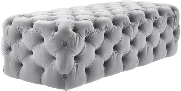 classic furniture bottom tufted velvet fabric ottoman 3 colour fabric bartools