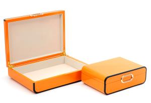 Quality PU Leather MDF Wooden Decorative Storage Containers wholesale