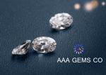 Oval Cutting Shape Colorless Moissanite Loose Stones For Necklace