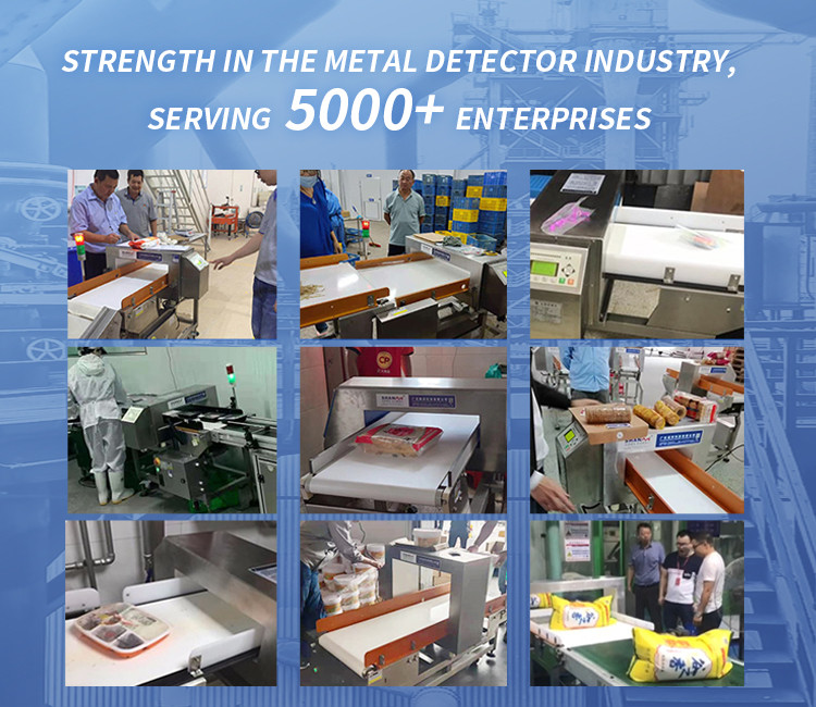 High Precision Automatic Food Metal Detector Food Metal Detection Equipment