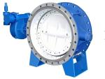 Double Eccentric Flanged Butterfly Valves stainless steel , Tri - Eccentric