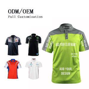 Quality Men's Polo Shirt Full Customization Polyester Green Club Print Cricket Jersey for Club wholesale