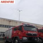 pneumatic telescopic mast light-Fire Tender Mounted- 4x180W LED Lights