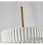 Wabi Sabi Pendant Light White Resin Chandeliers Dining Room Hanging Lamp(WH-AP