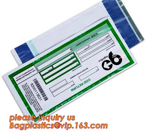 Opaque Tamper Evident Sealing Plastic Bank Money Steb Security Bag / Custom Self Adhesive Plastic Courier Bag, bagease