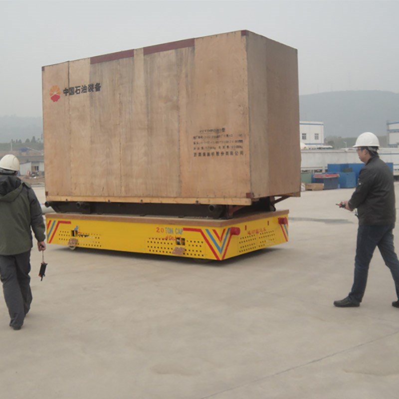  trackless transfer cart for factory transportation