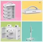 3.5 Inch Colour Screen IV Medical Syringe Pump With Dock Station HIS System
