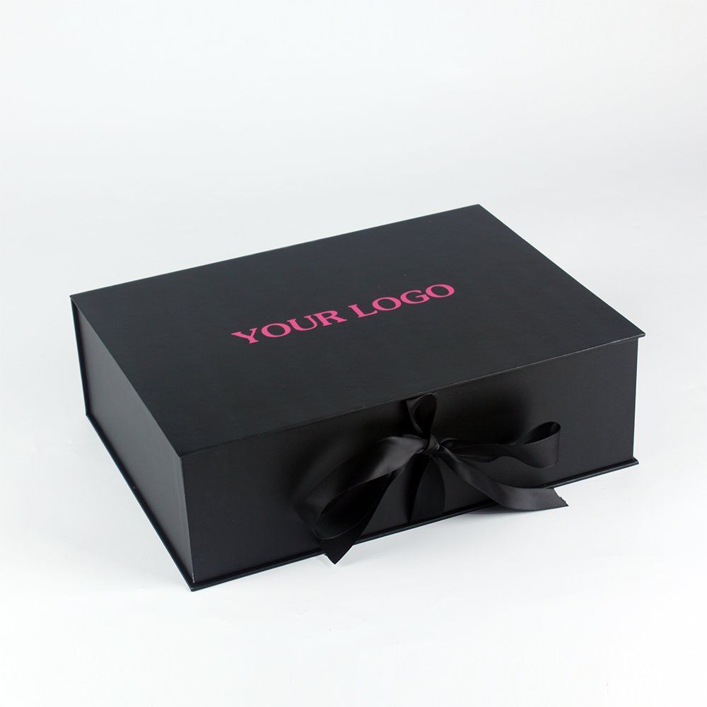 China Wholesale Reasonable Price Clothing Packaging Packing Custom Shirt Garment Jewellery Folding Ribbon Proposal Magnetic Gift Cardboard Box