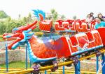 Special Design Track Rides , Amusement Worm Roller Coaster For Adult / Kids