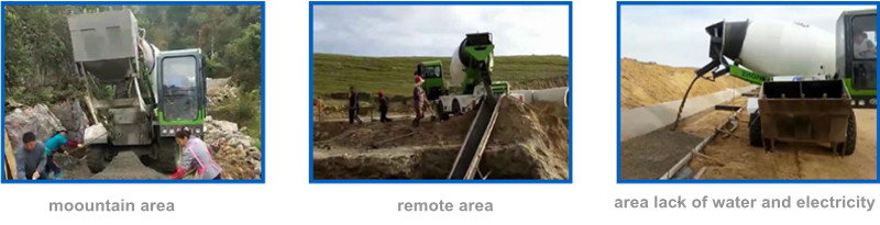 Self Loading Mobile Concrete Mixer 3 Cubic Cement Mixer 3m3 High Efficiency 3cbm Auto Loading Mixer Truck