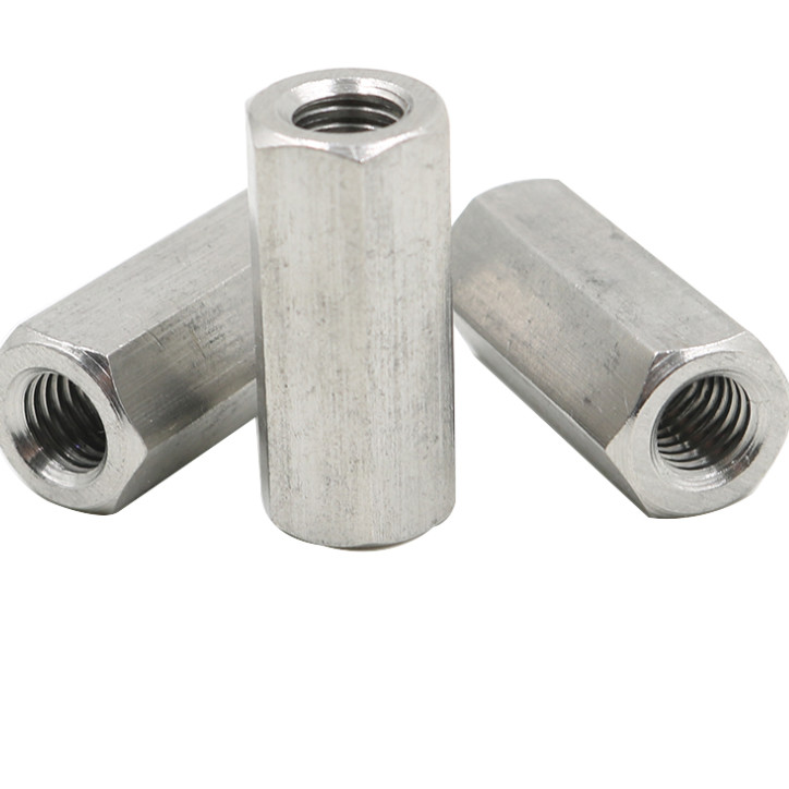 Class4.8 ZYP HDG Long Round Hex Coupling Nuts And Washers
