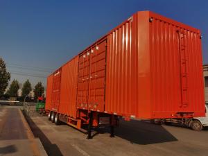 Quality Enclosed 3 Axle Box Cargo Trailer 80 Ton High Load Capacity High Capacity wholesale