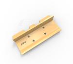 HRC 25 Excavator Track Shoe Plate Track pads D6R 203 Link Pitch Track Plates