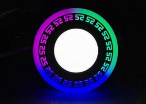 Quality Led Round Ceiling Light Blue + White , Commercial Ceiling Lights For Shopping Mall wholesale
