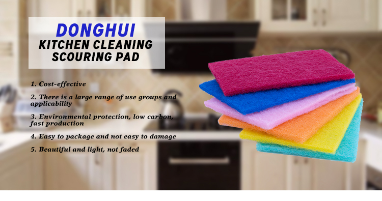 Customized Cleaning Scouring Pad Microfiber Cellulose Sponge Cloth