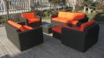 rattan sofa set