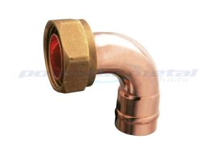 Quality 22X3/4&quot; Copper End Feed Straight / Bend Cylinder Metric Thread Adapters For AC wholesale