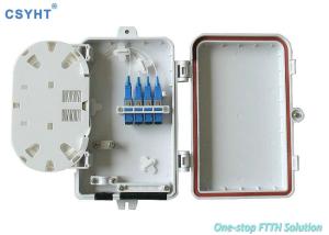 Quality IP65 Waterproof FTTH Fiber Optic Terminal Box Outdoor 4 SC Simplex Adapters wholesale