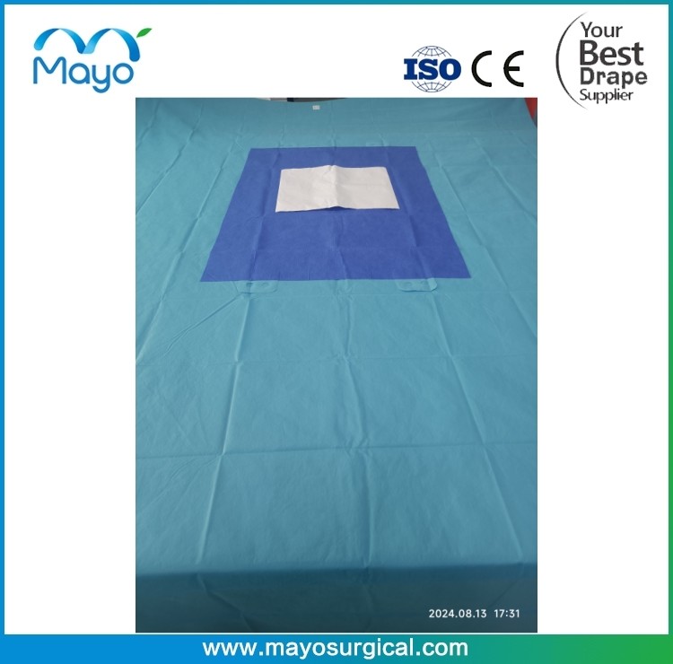 Laparotomy Surgery use Disposable Surgical Laparoscopy Drape Pack