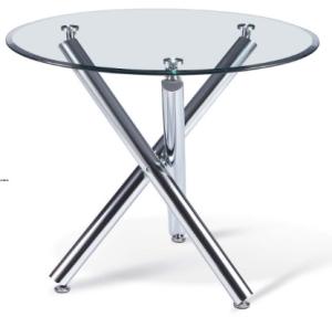 Quality Modern round glass dining table furniture wholesale