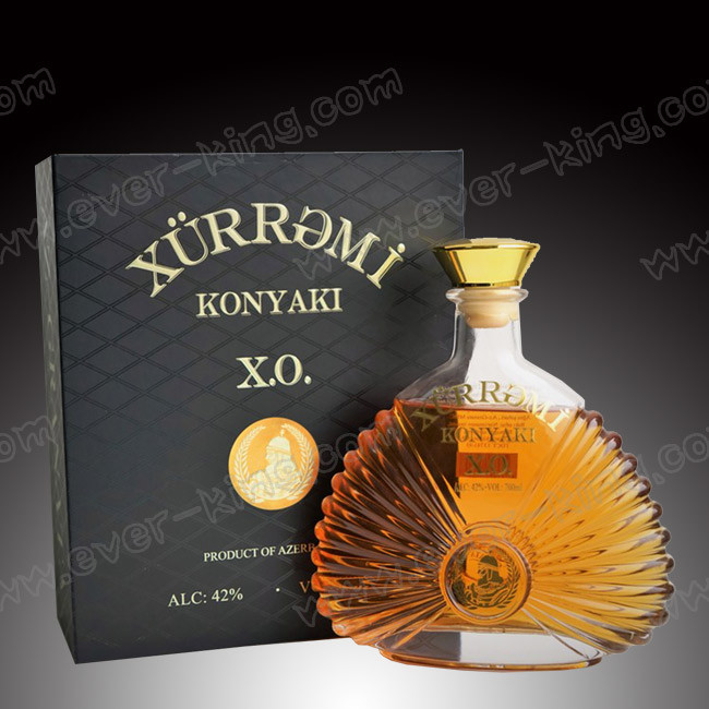 New Design Luxury XO Cognac Magnetic Cardboard Gift Box Customized