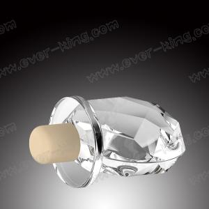 Quality OEM Transparent Classic Glass Bottle Cap For Wine Liquor Bottle wholesale