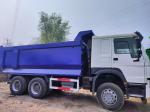 10tires White U-Type Dump Truck Sinotruck HOWO 6*4 in White and Blue Color for