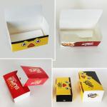 Biodegradable Paper Hamburger Box Cardboard Food Containers Take Out