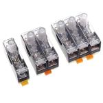 FS-103 3P Fuse Holder for 6x30 fuses Din Rail Mount Fuse Box 10A 250V LED