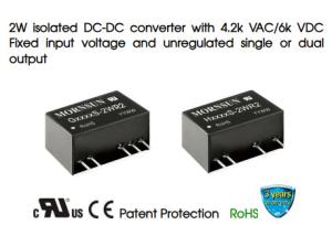 Quality 2W 5V Medical DC DC Converter Isolated H_S-2WR2 Series Low Insulation wholesale
