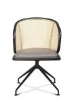 Executive Office Guest Rattan Office Chairs PU Upholstery 70cm Adjustable 10.5
