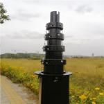 6063 Aluminium Manual Erect 30 Foot Portable Telescopic Mast
